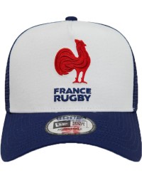 Casquette A-Frame Trucker Fédération Française de Rugby Blanc - New Era x FFR