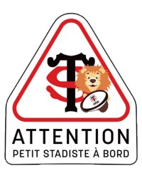 Autocollant Petit Stadiste - Stde Toulousain
