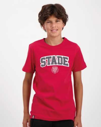 T-shirt Adi - rouge - Enfant - Stade Toulousain