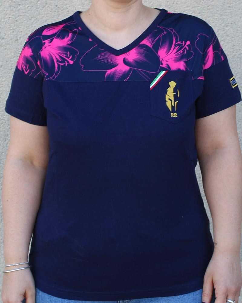 T Shirt Rugby Féminin Pink Army