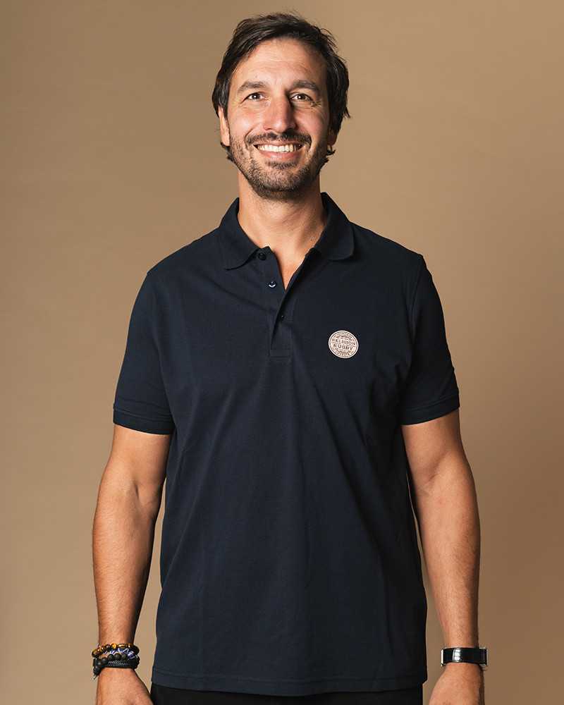 Polo Rugby Ecoresponsable - Marine