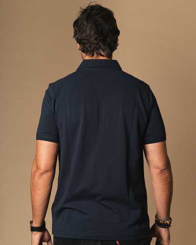 Polo Rugby Ecoresponsable - Marine