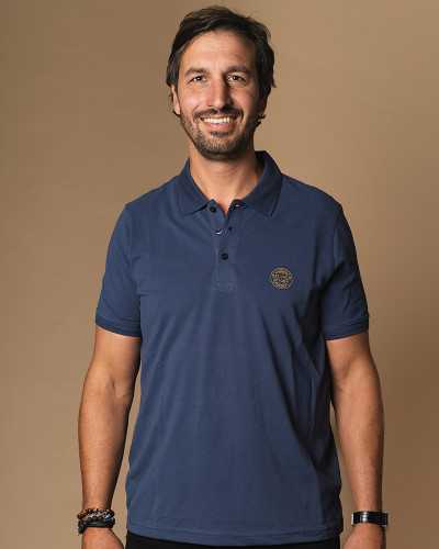 Polo Rugby Ecoresponsable - Bleu