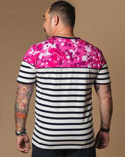 T-shirt Marinière Pink Toulouse