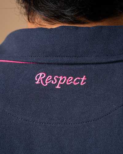 Polo rugby marine Respect