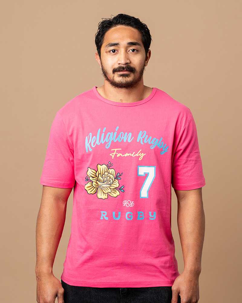 T-shirt rugby Flower Electrique