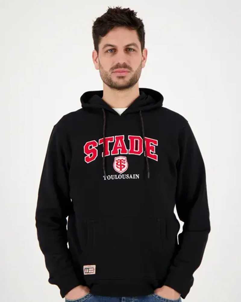 Sweat à capuche Brodi - noir - Stade Toulousain