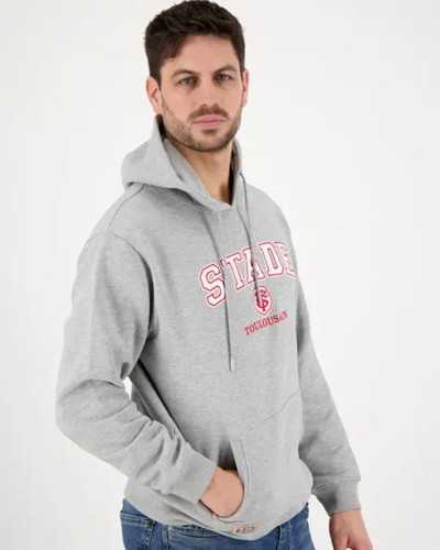 Sweat à capuche Brodi - gris - Stade Toulousain