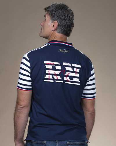 Polo de rugby Un air Marinière - Fabien Pelous