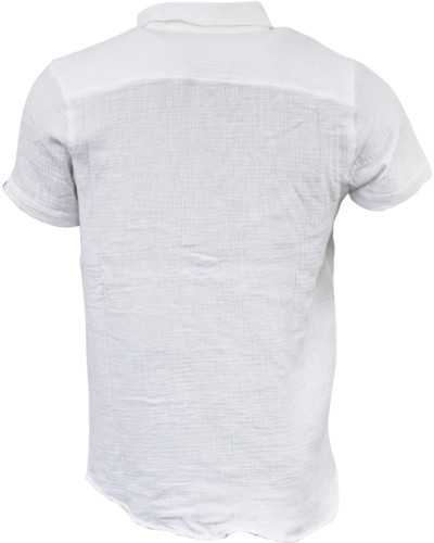 Chemisette rugby Gaze de Coton blanche